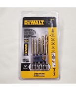 DEWALT 5 pc. Impact Ready Titanium Nitride Coated Drill Bit Set DD5155  ... - $16.83