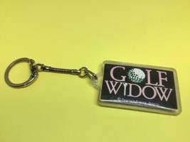 Vintage Promo Keyring Golf Widow Keychain Peacock Papers Porte-Clé Veuve Du Gold - £4.89 GBP