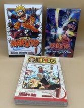 Naruto Manga #1, Shonen Jump Naruto (The movie) &amp; One Piece Vol. 1 (Lot Of 3) - £13.32 GBP