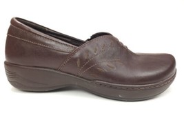 Dansko Womens Abigail Clogs Shoes Brown Leather   Size EU39 US 8.5-9 Nurse - £46.82 GBP