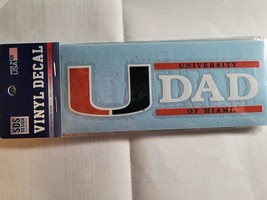 University of Miami Dad Decal - $12.19