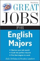Great Jobs for English Majors by Julie DeGalan - Good - £7.28 GBP