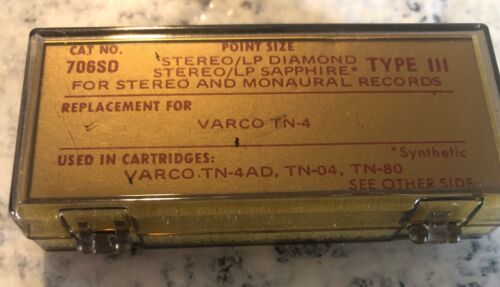 RECOTON 706-SD Type 3 Hand Polished Diamond Stylus NOS Vtg Replacement Needle Item image 11