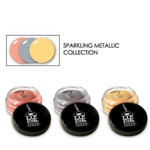 Lip Ink Tint Waxless Lip Balm 3 Lot-Sparkling Metallic
