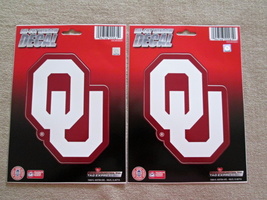 Lot of 2 NWT University of Oklahoma Die Cut Window Decals – See Description - £8.65 GBP