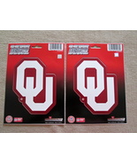 Lot of 2 NWT University of Oklahoma Die Cut Window Decals – See Description - £8.61 GBP