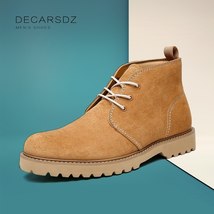 Decarsdz men casual boots 2022 comfy lace up autumn desert boots men fashion men boots thumb200