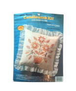 Creative Moments Candlewick Kit Lace Edge Pillow Cover New In Pkg 1983 - £16.87 GBP