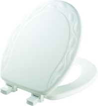 The Mayfair 34Eca 000 Sculptured Ivy Toilet Seat Is Round, Sturdy Enameled Wood, - £32.22 GBP