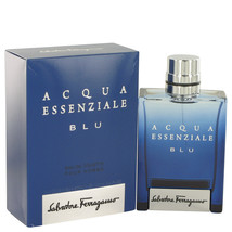 Acqua Essenziale Blu by Salvatore Ferragamo Eau De Toilette Spray 3.4 oz - £42.45 GBP