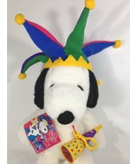 Macy's Snoopy Plush Doll 2000 Millennium Jester New Years Eve Peanuts w/ Tag  - $39.95