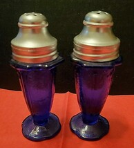 Cobalt Blue Cherry Blossom Salt &amp; Pepper - £54.91 GBP