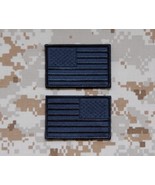 Covert United States Flag Uniform Patch Set Police SWAT Black Ops CIA SA... - $155.17 MXN
