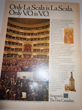  Vintage Seagram&#39;s V.O. The First Canadian Print Magazine Advertisement ... - $6.99