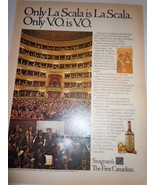  Vintage Seagram&#39;s V.O. The First Canadian Print Magazine Advertisement ... - $6.99