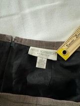 Petite Sophisticate Stretch Women's Brown Rear Zipper Pull-On Skirt Size 2 image 3