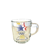McDonalds 1984 Olympics Clear Glass Coffee Mug  - $7.92
