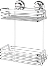 HASKO accessories Shower Caddy with Suction Cup - 304 Stainless Steel 2Tier - £43.49 GBP