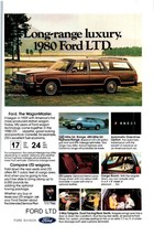 Ford Ltd. Station Wagon 1980 Magazine Ad Print Design Advertising - £9.94 GBP