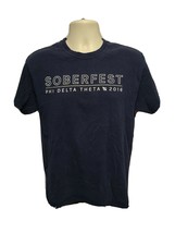 2016 University of Akron Soberfest Phi Delta Theta Adult Medium Blue TShirt - $19.80