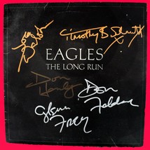 Eagles Album &quot;Eagles-The Long Run&quot; Signed - £466.47 GBP