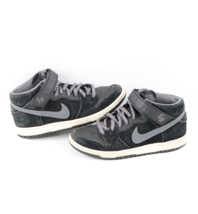 Nike SB Dunk Mid Pro Griptape Leather Skateboard Shoes Sneakers Black Me... - £149.77 GBP