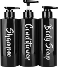 16.9oz Shampoo and Conditioner Bottles (Set of 3) 20&quot; x 3&quot; - $32.16 CAD