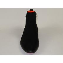 Men's TAYNO Chelsea Chukka Soft Micro Suede Zip up Boot Coupe S Black image 3