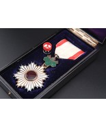 WW2 Japanese Order of the Rising Sun 6th Class Medal Badge with Original... - $95.00