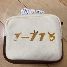Pokemon Center EEVEE Pouch case Bag katakana 12×14×7:cm make Pouch - £19.53 GBP