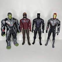 Hulk Black Panther Iron Man Avengers TITAN Hero Series Endgame Marvel Lot of 4 - £27.20 GBP