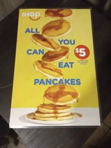 IHOP All You Can Eat Pancakes Menu Newly Retired Unused Pancakes Galore ... - $7.19