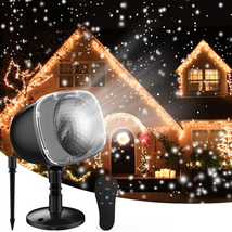 Christmas Snowfall Projector Lights, Indoor Outdoor Holiday Lights with ... - $33.75