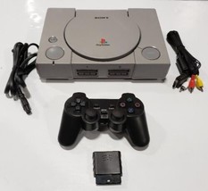 Sony PlayStation 1 SCPH-7501 Console Game System PS1 Wireless Controller Bundle - £93.83 GBP