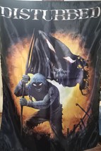 DISTURBED Indestructible FLAG CLOTH POSTER BANNER CD Heavy Metal - $380.72 MXN