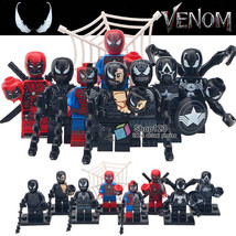 8pcs Marvel Superhero Venom Eddie Deadpool Captain America Spiderman Minifigures - $16.99