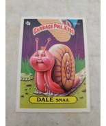 1986 Topps Garbage Pail Kids Series 4 Sticker #145a Dale Snail rare fun 145 - £1.58 GBP