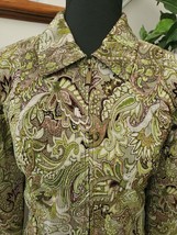 Madison Michelle Women&#39;s Multicolor 100% Polyester Long Sleeve Full Zip ... - £25.84 GBP