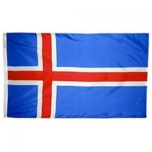 3Ftx5 Iceland Icelandic Flag - £3.87 GBP