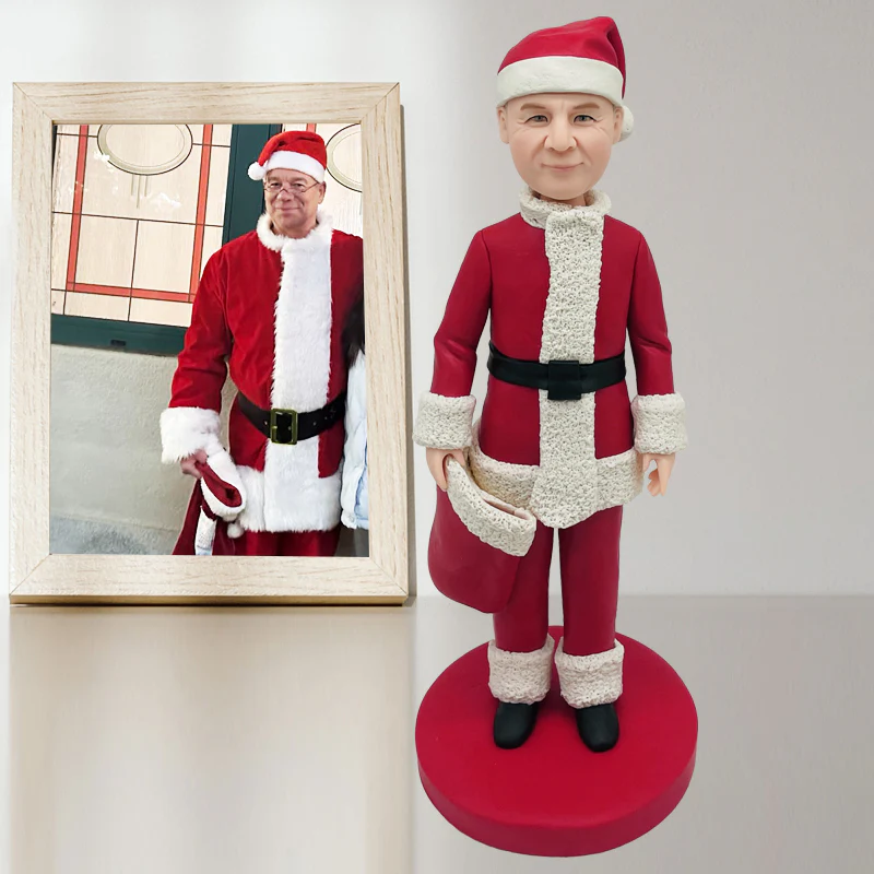 Custom Santa Claus Bobblehead from Photo – Personalized Christmas Gift F... - $1,691.23 MXN+