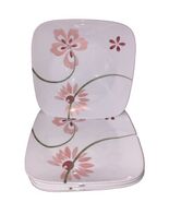 Set Of 7 Vintage Corning Corelle Pretty Pink Dinner Plates 10 1/2&quot; VGC F... - $68.68 CAD