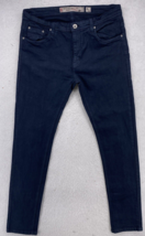 INDICODE Clay Jeans Men&#39;s Size 31x32 Black Slim Fit Stretchy Zip Fly Pants - $18.80