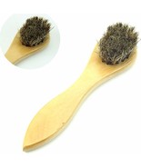 rOund &amp; Small 100% Horsehair POLISH Cream Wax APPLICATOR BRUSH dauber sh... - $19.35 CAD
