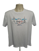 2018 NYRR Run for Life France 8K Run Adult Medium White Jersey - $369.07 MXN