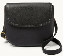 Fossil Fannie Crossbody Belt Black Leather Bag SHB2099001 NWT $128 Retail FS - £62.27 GBP
