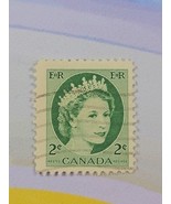 Canada Stamp Queen Elizabeth II 2c Used Wave Cancel 338 - €1,45 EUR Canada Stamp Queen Elizabeth II 2c Used Wave Cancel 338 - €1,45 EUR