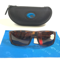 Costa Sunglasses Rafael RFL 66 Matte Brown Tortoise Wrap Frames Copper 5... - $157.32