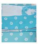 Do Your Room Twin Flat Sheet and Pillowcase Cotton Teal Unused - $252.79 MXN