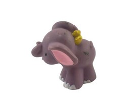 Fisher Price Little People Noahs Ark Zoo Animal Elephant w Duck Toy Figure - $4.15