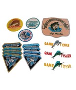 Huge Lot 15 Fishing Patches (NAFC) North American Fishing Club Patches &amp;... - £14.76 GBP